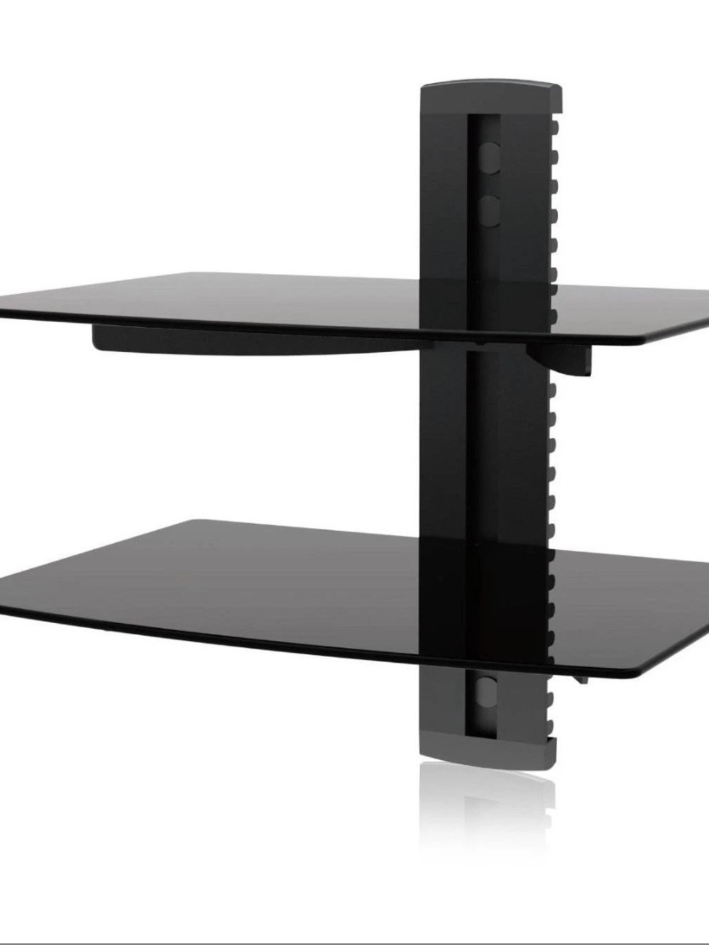 NEW Ematic 2 Tier Wall Shelf Mount for Cable Box Router Apple TV Roku Console
